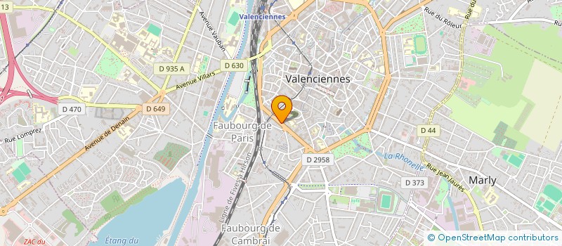 localisation de l'entreprise SOCIETE IMMOBILIERE GRAND HAINAUT  VALENCIENNES