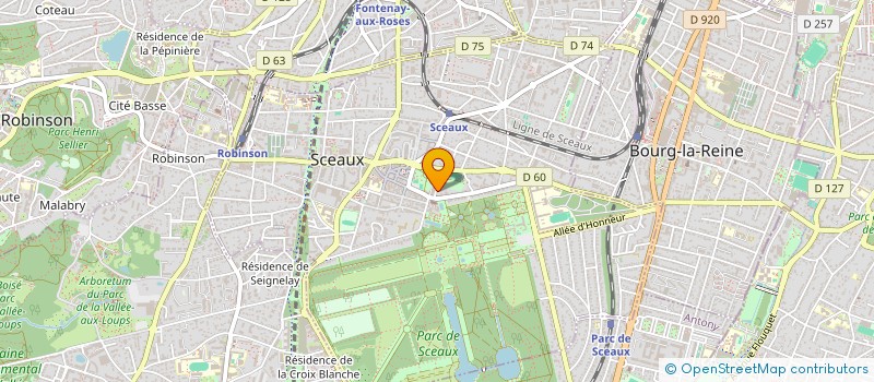 localisation de l'entreprise SOCIETE IMMOBILIERE GREGOIRE JOHANET à SCEAUX