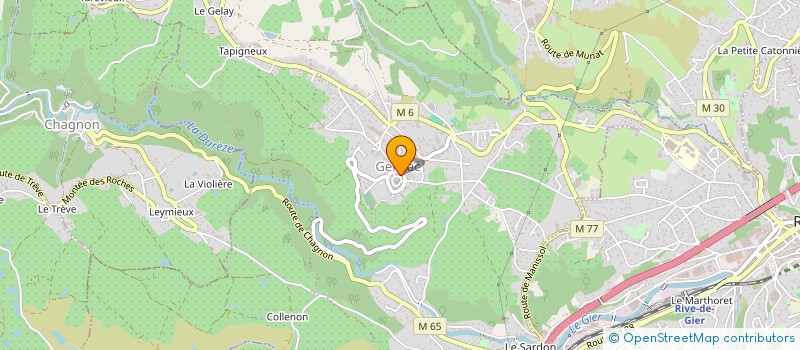 localisation de l'entreprise SOCIETE IMMOBILIERE HB  GENILAC