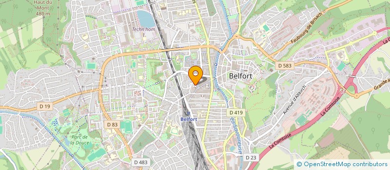 localisation de l'entreprise SOCIETE IMMOBILIERE HIRSCHI à BELFORT