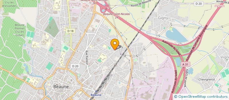localisation de l'entreprise SOCIETE IMMOBILIERE ISPA à BEAUNE