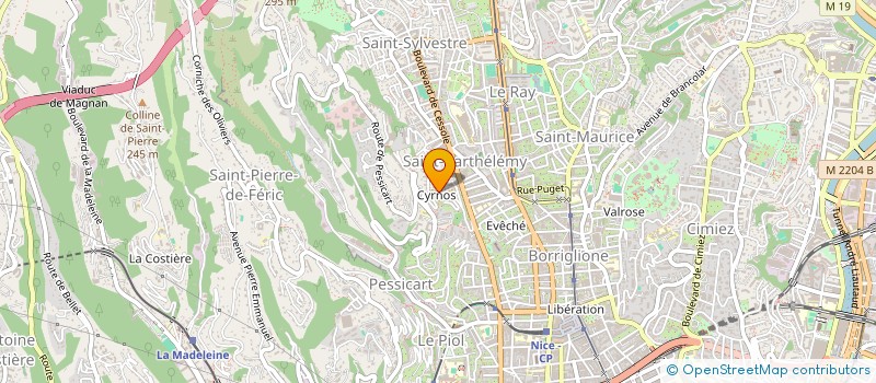 localisation de l'entreprise SOCIETE IMMOBILIERE J.C.P. à NICE