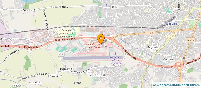 localisation de l'entreprise SOCIETE IMMOBILIERE J.P.P.  LE SEQUESTRE