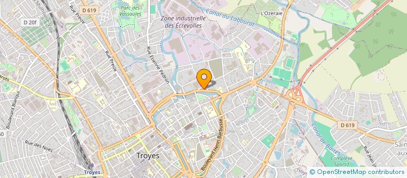 localisation de l'entreprise SOCIETE IMMOBILIERE JACQUIN à TROYES