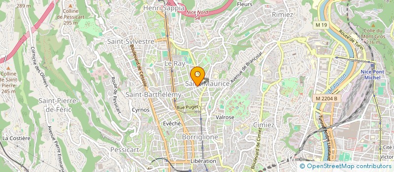localisation de l'entreprise SOCIETE IMMOBILIERE JB SCARABIES PAR ABREVIATION SCI JB SCARABIES  NICE