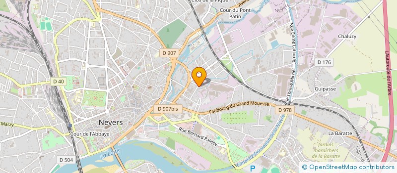 localisation de l'entreprise SOCIETE IMMOBILIERE JCMF à NEVERS