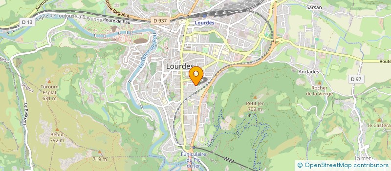 localisation de l'entreprise SOCIETE IMMOBILIERE JL  LOURDES
