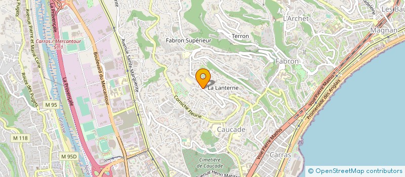 localisation de l'entreprise SOCIETE IMMOBILIERE JYSY à NICE