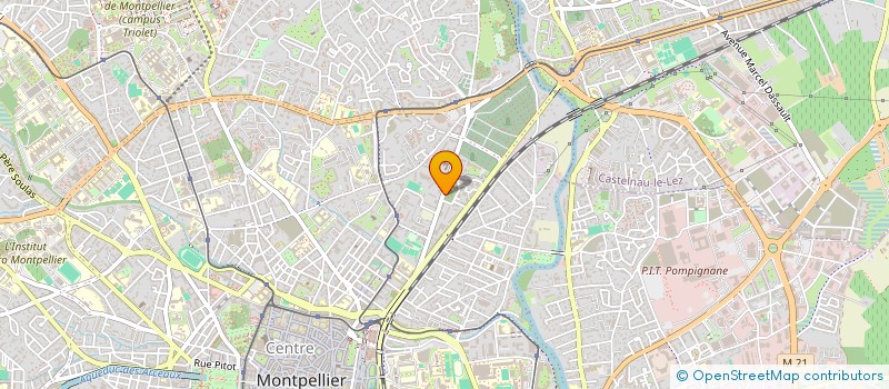 localisation de l'entreprise SOCIETE IMMOBILIERE LANGUEDOCIENNE à MONTPELLIER