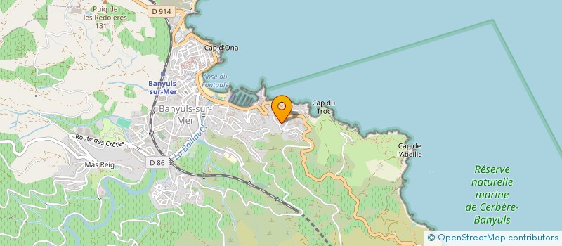 localisation de l'entreprise SOCIETE IMMOBILIERE LE CATALAN  BANYULS-SUR-MER