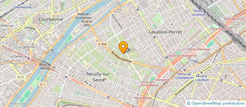 localisation de l'entreprise SOCIETE IMMOBILIERE LES CEZARDIERES à NEUILLY-SUR-SEINE