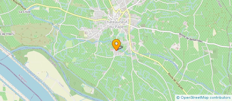 localisation de l'entreprise SOCIETE IMMOBILIERE LES MARQUISES II  CHATEAUNEUF-DU-PAPE