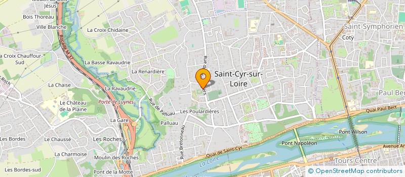 localisation de l'entreprise SOCIETE IMMOBILIERE LOTUS ET PAR ABREVIATION SCI LOTUS  SAINT-CYR-SUR-LOIRE