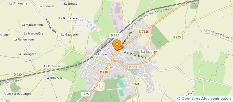 localisation de l'entreprise SOCIETE IMMOBILIERE LOUPEENNE à LA LOUPE