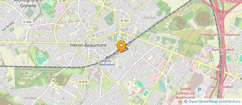 localisation de l'entreprise SOCIETE IMMOBILIERE MAGIKS à HENIN-BEAUMONT