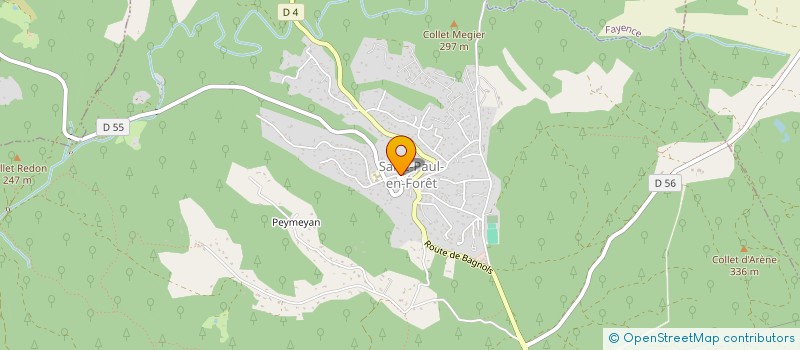 localisation de l'entreprise SOCIETE IMMOBILIERE MARCHAND DE BIENS à SAINT-PAUL-EN-FORET