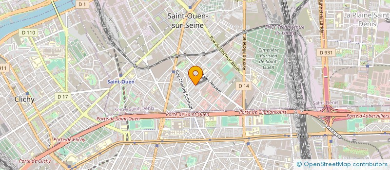 localisation de l'entreprise SOCIETE IMMOBILIERE MATHIEU  SAINT-OUEN-SUR-SEINE