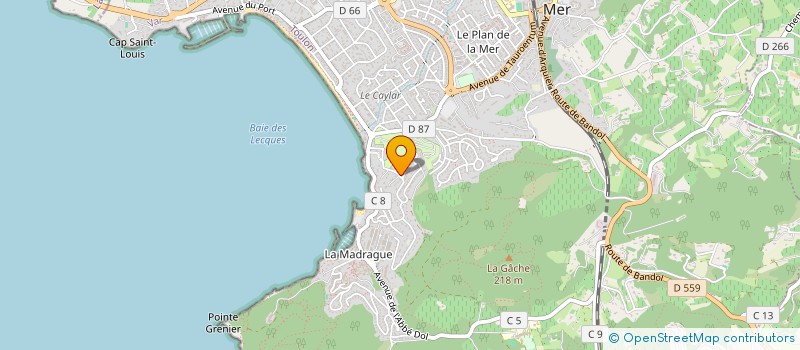 localisation de l'entreprise SOCIETE IMMOBILIERE MERIDIONALE à SAINT-CYR-SUR-MER