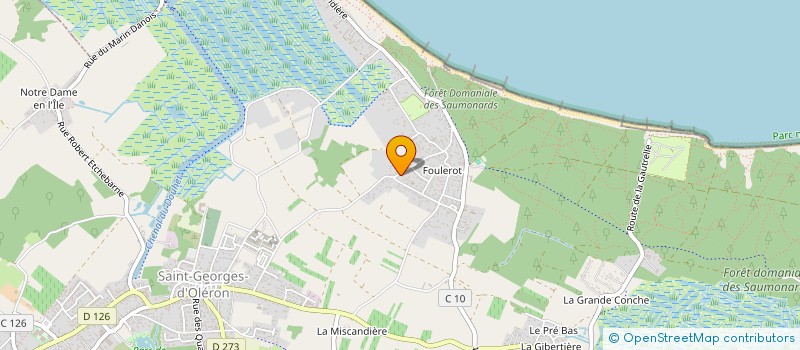 localisation de l'entreprise SOCIETE IMMOBILIERE MICHAEL PARISOT - SIMP  SAINT-GEORGES-D'OLERON
