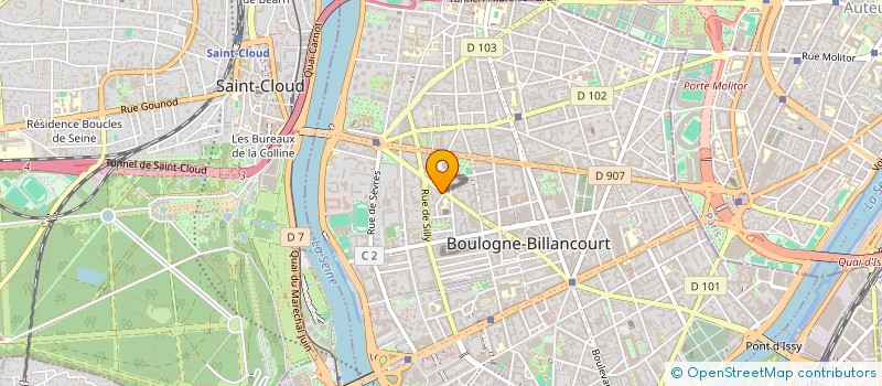 localisation de l'entreprise SOCIETE IMMOBILIERE NIVERNAISE à BOULOGNE-BILLANCOURT