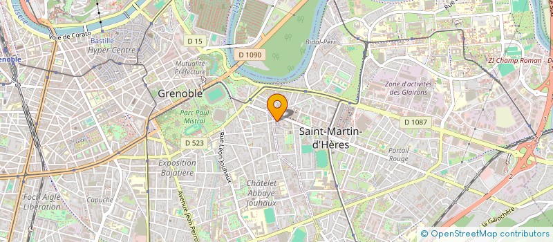 localisation de l'entreprise SOCIETE IMMOBILIERE NRADOB  SAINT-MARTIN-D'HERES