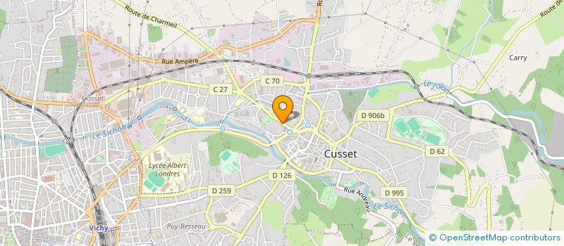 localisation de l'entreprise SOCIETE IMMOBILIERE PARIS EXTERIEUR à CUSSET