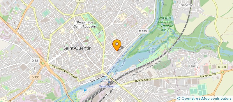 localisation de l'entreprise SOCIETE IMMOBILIERE PAUL DOUMER à SAINT-QUENTIN