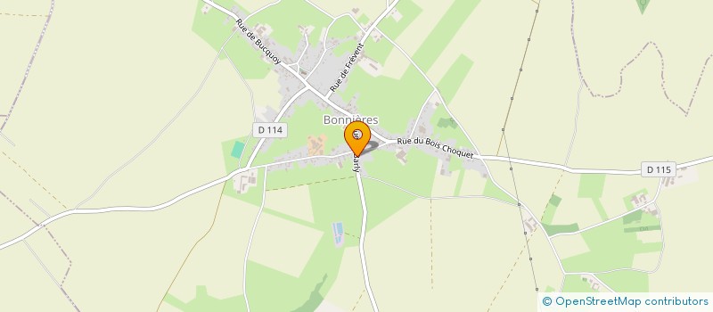 localisation de l'entreprise SOCIETE IMMOBILIERE PIERRE ET ASSOCIES  BONNIERES