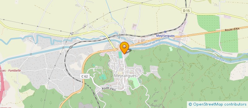 localisation de l'entreprise SOCIETE IMMOBILIERE POUR LA RENOVATION ET L'INVESTISSEMENT  MEYRARGUES