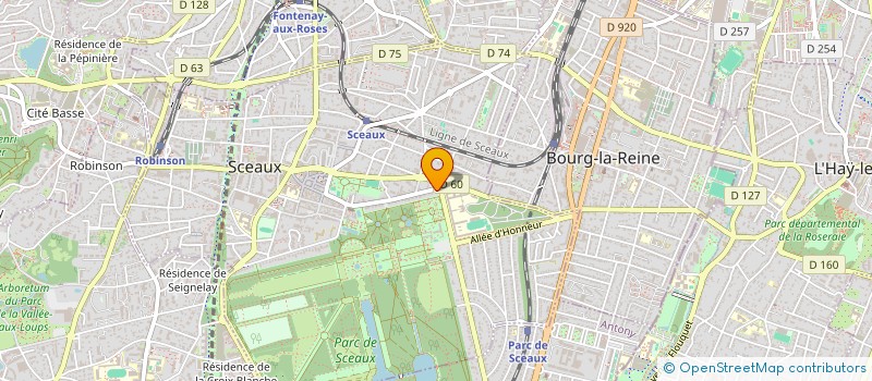 localisation de l'entreprise SOCIETE IMMOBILIERE PRIVEE, PAR ABREVIATION S.I.P.  SCEAUX