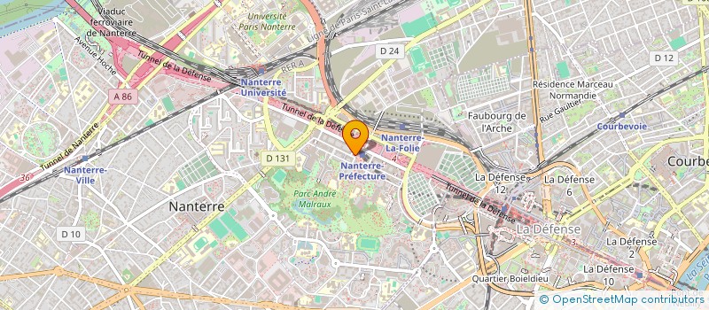 localisation de l'entreprise SOCIETE IMMOBILIERE RANCE à NANTERRE