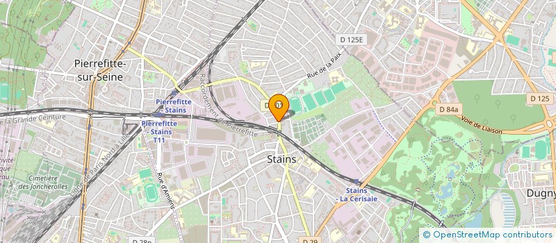 localisation de l'entreprise SOCIETE IMMOBILIERE REGION NORD-EST à STAINS