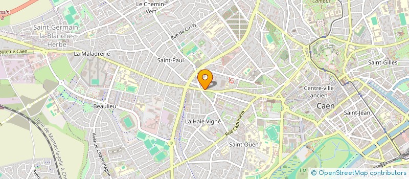 localisation de l'entreprise SOCIETE IMMOBILIERE SAINT-PIERRE à CAEN