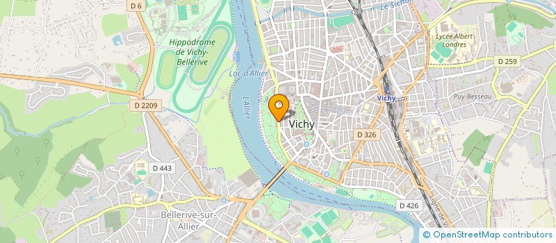 localisation de l'entreprise SOCIETE IMMOBILIERE SAINT-SAUVEUR à VICHY