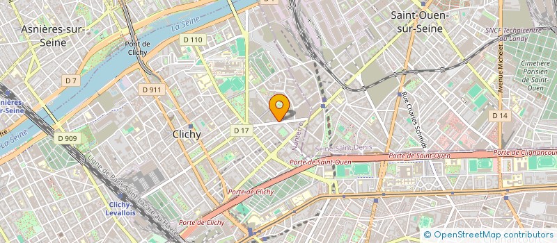 localisation de l'entreprise SOCIETE IMMOBILIERE SANZILLON à CLICHY