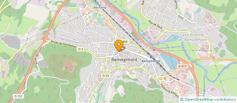 localisation de l'entreprise SOCIETE IMMOBILIERE SARRAZIN  REMIREMONT