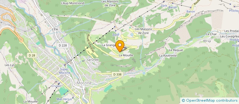 localisation de l'entreprise SOCIETE IMMOBILIERE SASSAFRAS 24 à MORZINE