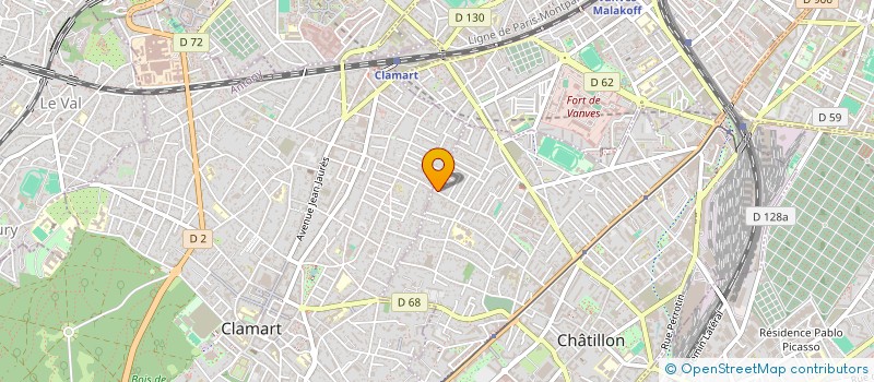 localisation de l'entreprise SOCIETE IMMOBILIERE SCIM  CHATILLON