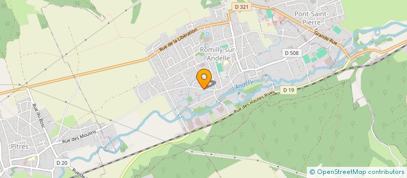 localisation de l'entreprise SOCIETE IMMOBILIERE SIAB & CIE  ROMILLY-SUR-ANDELLE