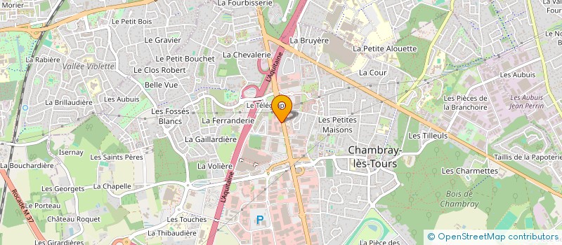 localisation de l'entreprise SOCIETE IMMOBILIERE TOURANGELLE  CHAMBRAY-LES-TOURS