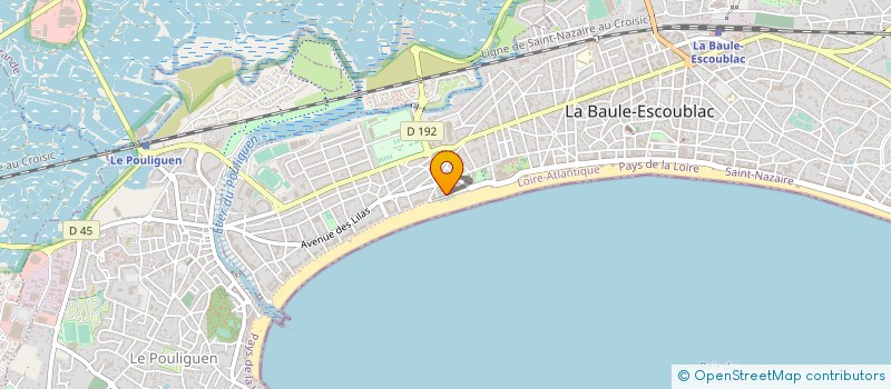localisation de l'entreprise SOCIETE IMMOBILIERE TOURISTIQUE ET HOTELIERE DE LA BAULE EN ABREGE SITH LA BAULE  LA BAULE-ESCOUBLAC