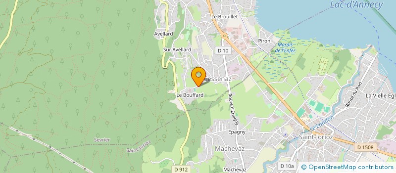 localisation de l'entreprise SOCIETE IMMOBILIERE TREIZE  SEVRIER