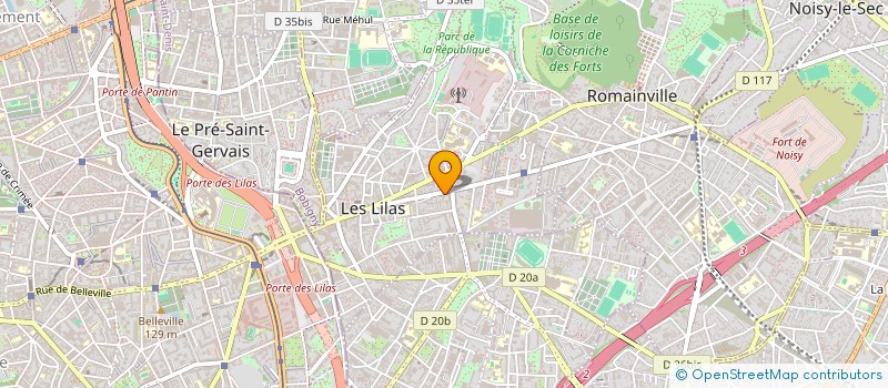 localisation de l'entreprise SOCIETE IMMOBILIERE VEDAQUAISE à LES LILAS