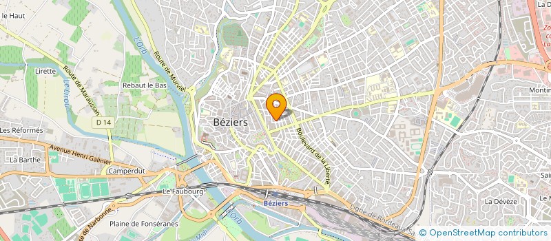 localisation de l'entreprise SOCIETE IMMOBILIERE ZELMATI  BEZIERS