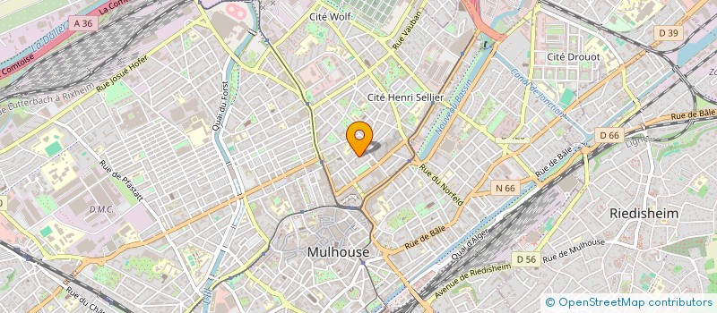 localisation de l'entreprise SOCIETE IMMOBILLIERE LAURIANNE  MULHOUSE