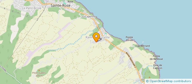 localisation de l'entreprise SOCIETE IMPORT ET EXPORT DE LA REUNION à SAINTE-ROSE