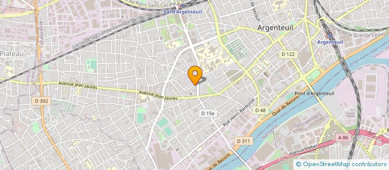 localisation de l'entreprise SOCIETE IMPRIMERIE CHARLES  ARGENTEUIL