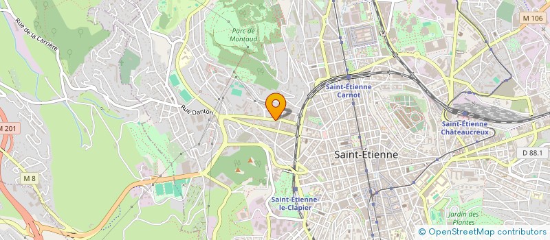 localisation de l'entreprise SOCIETE IMPRIMERIE SIMONI à SAINT-ETIENNE