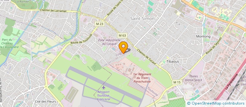 localisation de l'entreprise SOCIETE IN.K à CUGNAUX