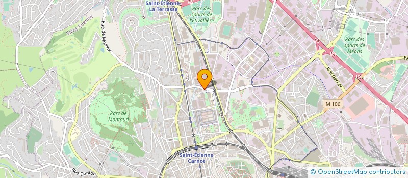 localisation de l'entreprise SOCIETE INDUSTRIE ET SPORT à SAINT-ETIENNE